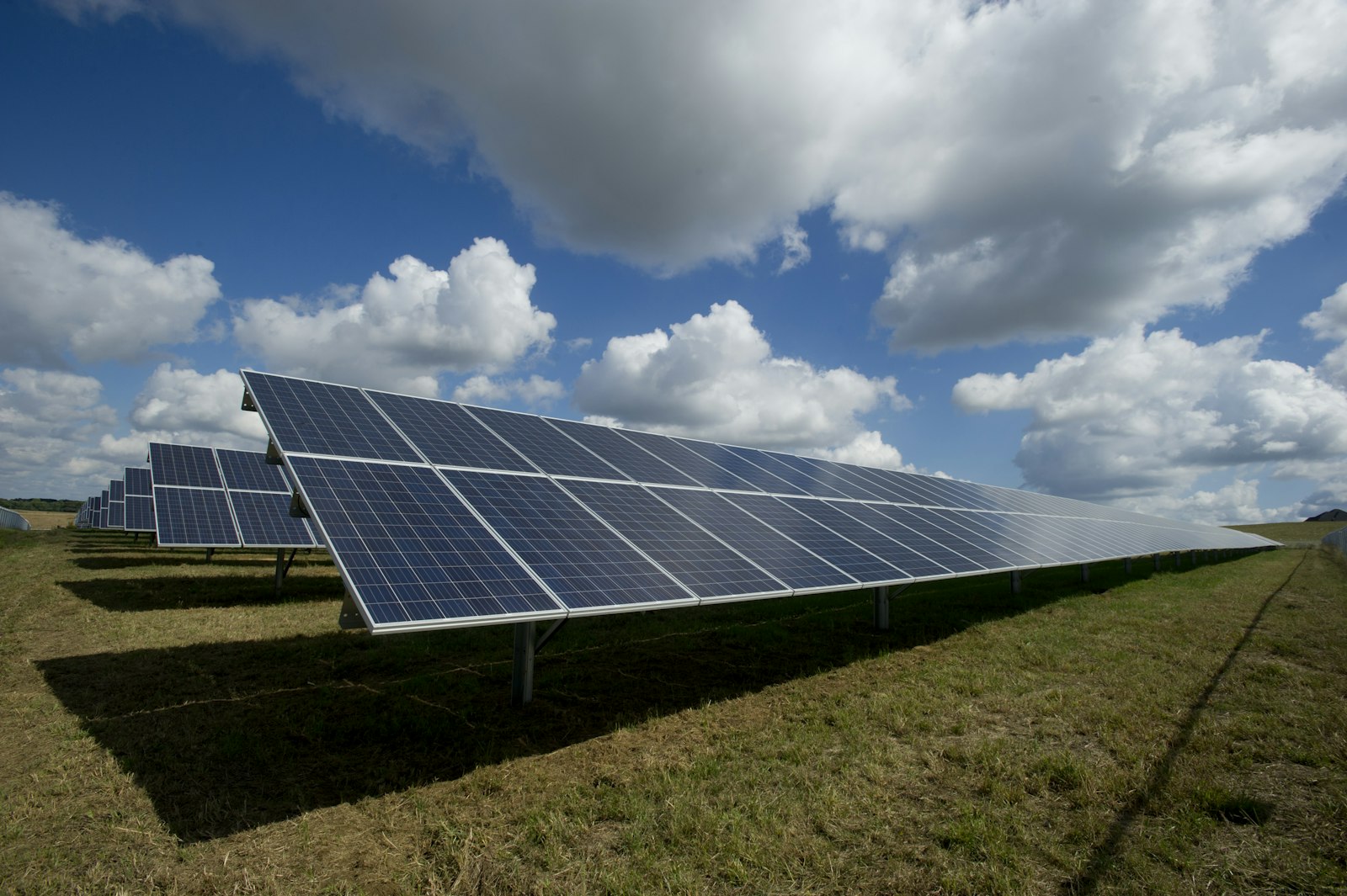 Solar farm Ghana aerial