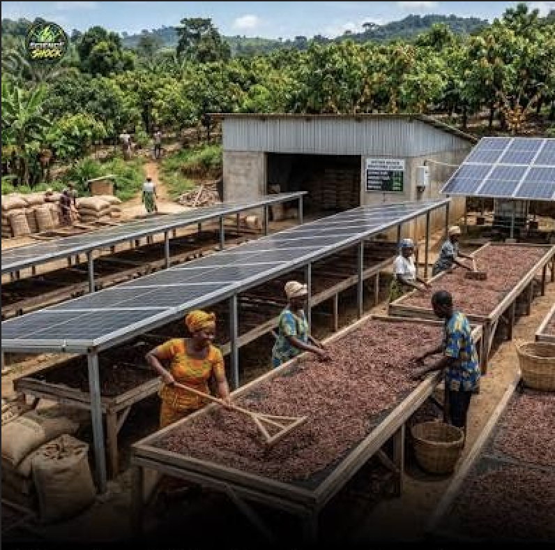 Bioko Chocolate Accra solar system
